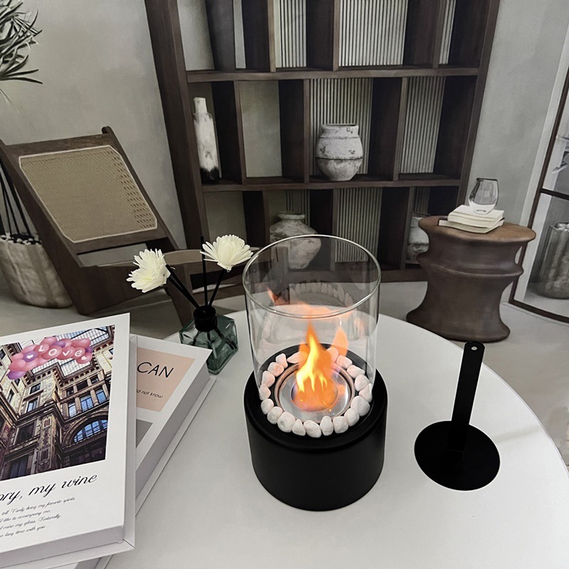 Amazon Fireplace Alcohol Fireplace Atmosphere Fireplace Small Fireplace Desktop Brazier Outdoor Small Fireplace Viewing Stove Lamp