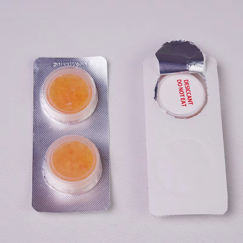 Hearing Aid Drying Cake Desiccant Cochlear Fittings Orange Desiccant 2 Pack