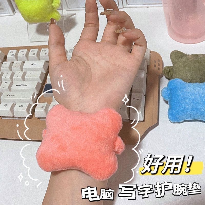 Mouse Pad Wrist Protection Small Pillow Hand Pillow Elastband Keyboard Typing Anti-wear Office Wrist Pillow Hand Pillow
