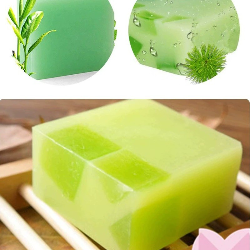 Handmade Soap Custom-Made Aloe Vera Plant Essential Oil Soap for Bathing, Face Washing, and Body Washing, Souvenir Handmade Soap Processing Factory