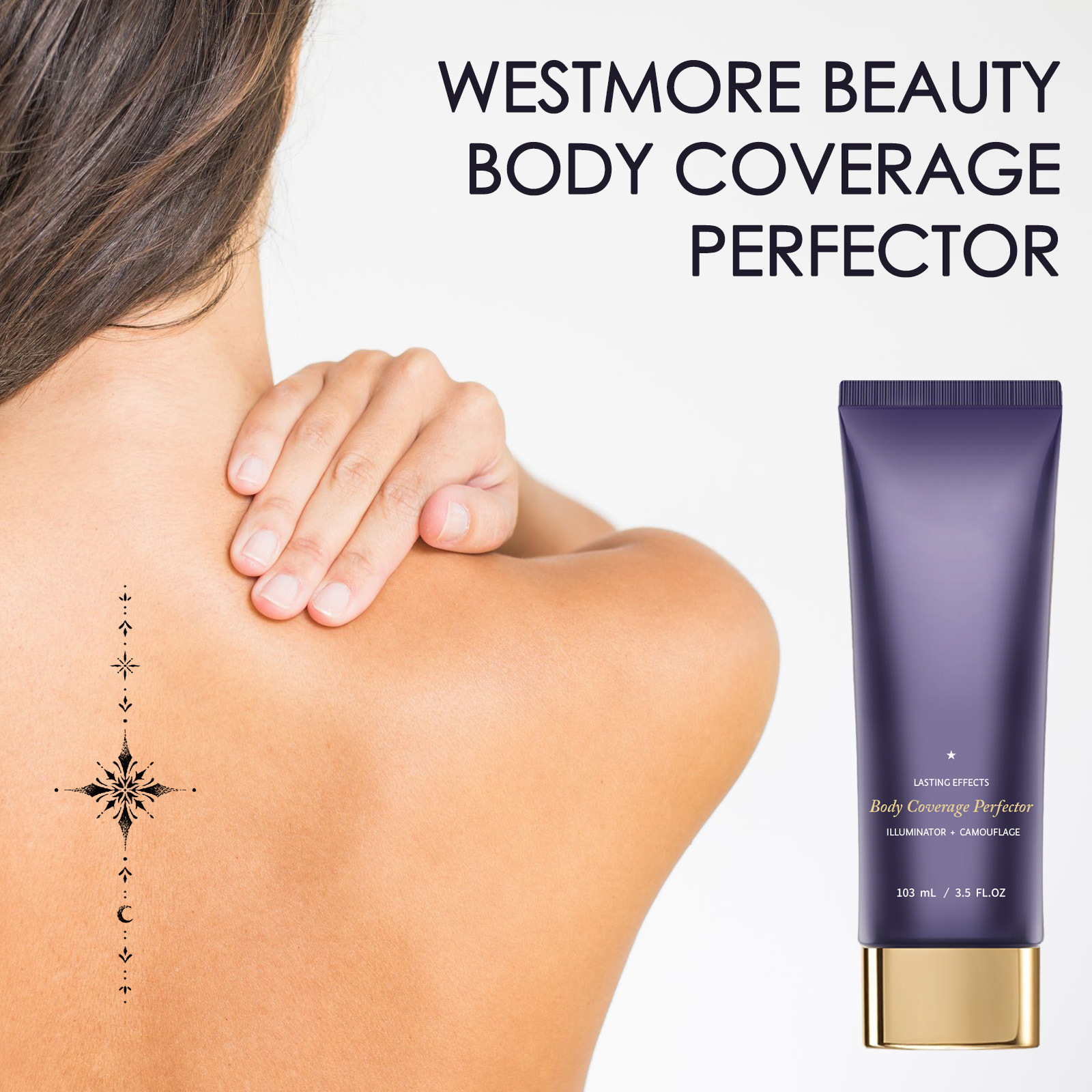 Oem Cross-Border Customization Body Coverage Body Tattoo Concealer Maintenance Cream Invisible Moisturizing and Moisturizing