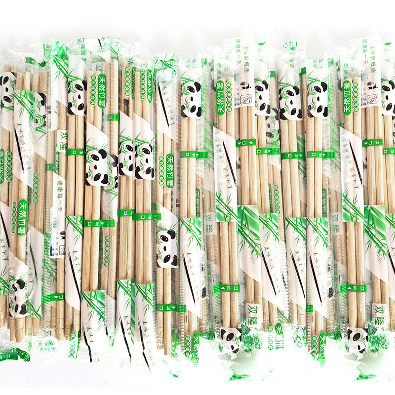 Одноразовые палочки для еды, коммерческая независимая упаковка, для ресторанов, KTV, отелей, бамбуковые палочки для быстрого питания, упаковка на вынос, санитарные палочки