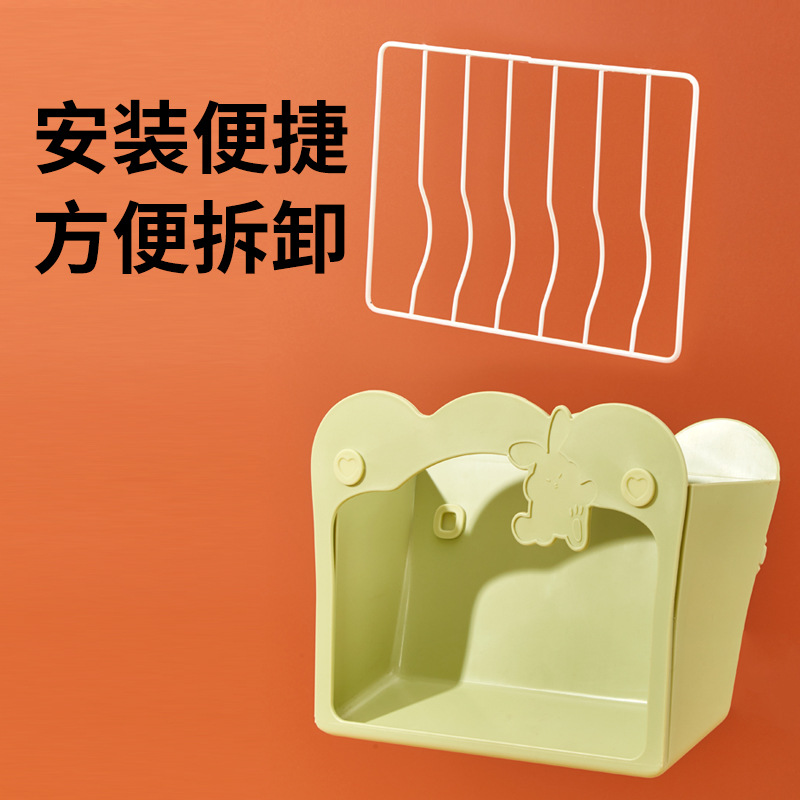 Jiexi rabbit built-in straw rack large capacity guinea pig Totoro straw rack straw pot anti-waste anti-scratch grass fixed anti-flip