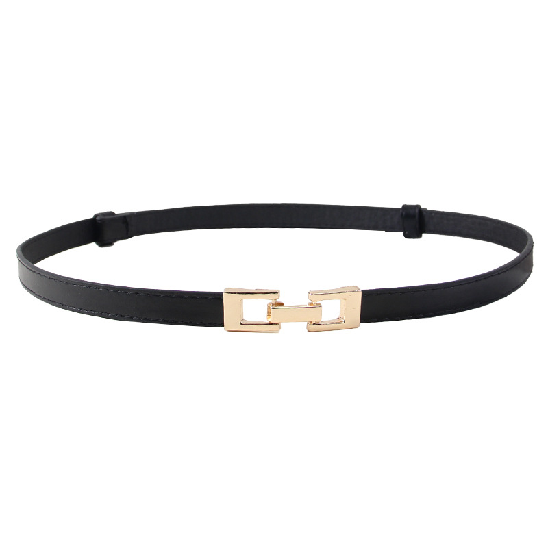 All-match women's thin belt buckle fashion decorative waist sweater suit belt with dress waist chain