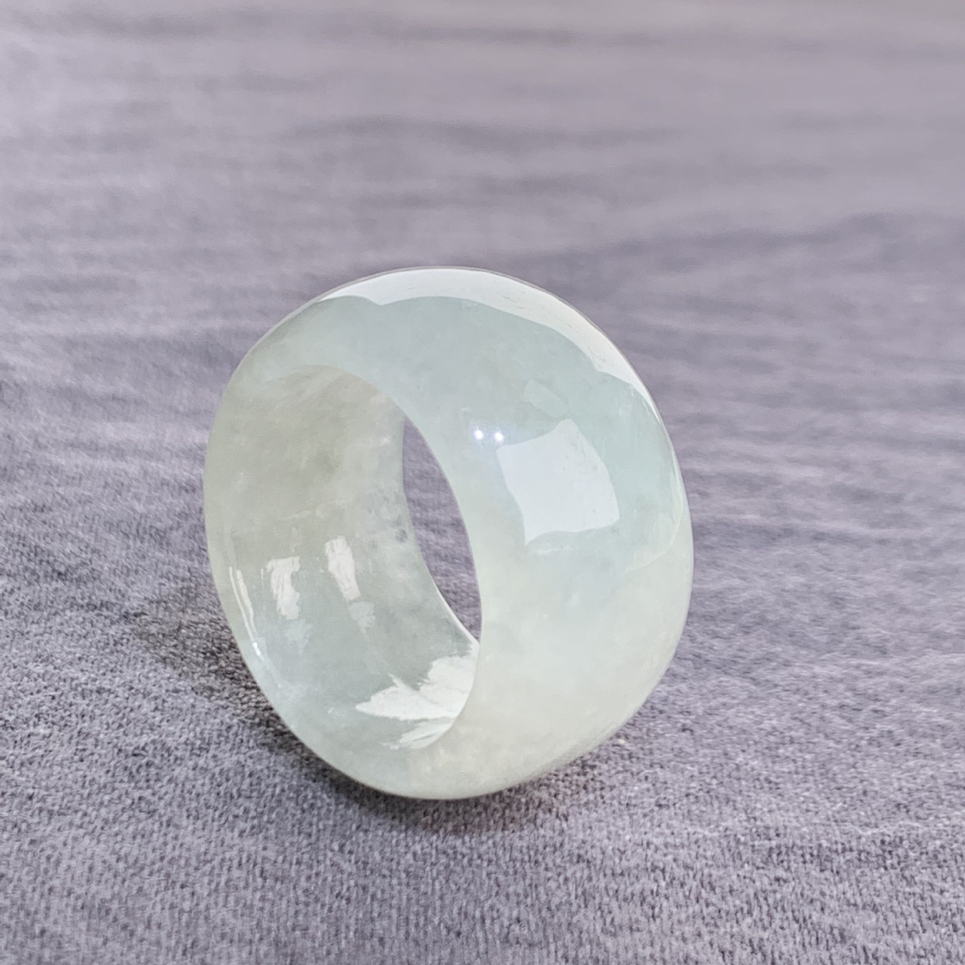 Burmese Jade A-Grade Jade Ring, Green Floating Flower Ice Black Chicken Ring, Chicken Fat Yellow Jade Floating Emerald Pair Ring