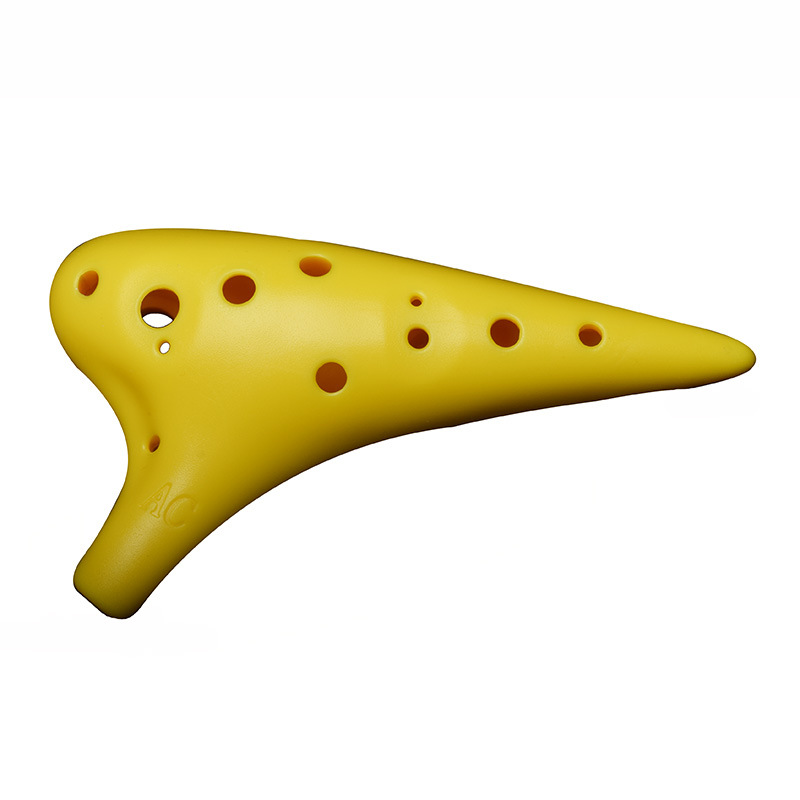 Resin Ocarina 12-hole Alto C tuning 12-hole AC plastic adult children beginner Ocarina entry musical instrument foreign trade