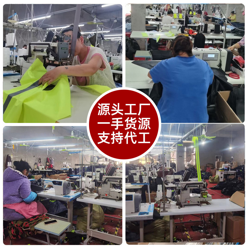 Oxford cloth raincoat rain pants suit full body rainproof split adult fashion outdoor labor protection site rain-proof clothing