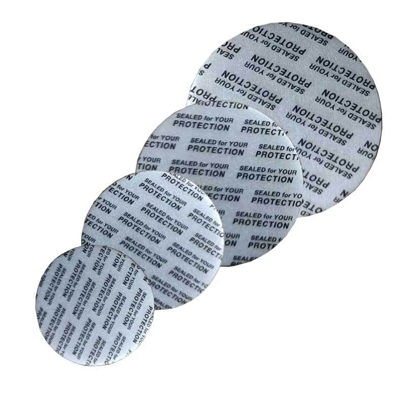 Aluminum Foil Gasket Bottle Cap Sealing Medicinal Glass Bottle Gasket Printing Trademark Oil Barrel Sealing Film Pressure-Sensitive Self-Adhesive Gasket