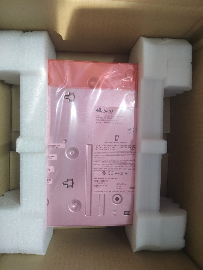 Cisco Ws-C2960L-8Ts-Ll 8-Port Ethernet Gigabit Switch Original Genuine Bargaining