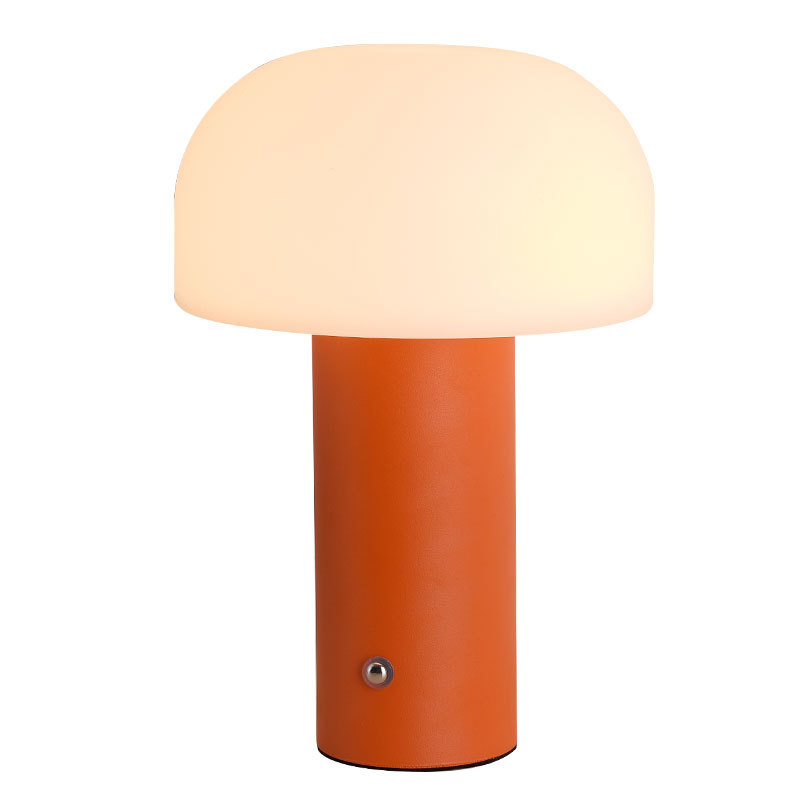 Cross-Border Exclusive Rechargeable Rotational Molded Mushroom Table Lamp Private Model Product Bedside Atmosphere Night Light Mood Bar Atmosphere Table Lamp