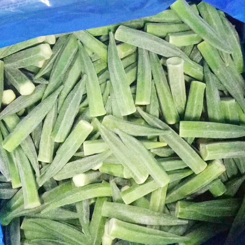 Frozen Okra Group Meal Fast Food Hotel Large Batch Supply