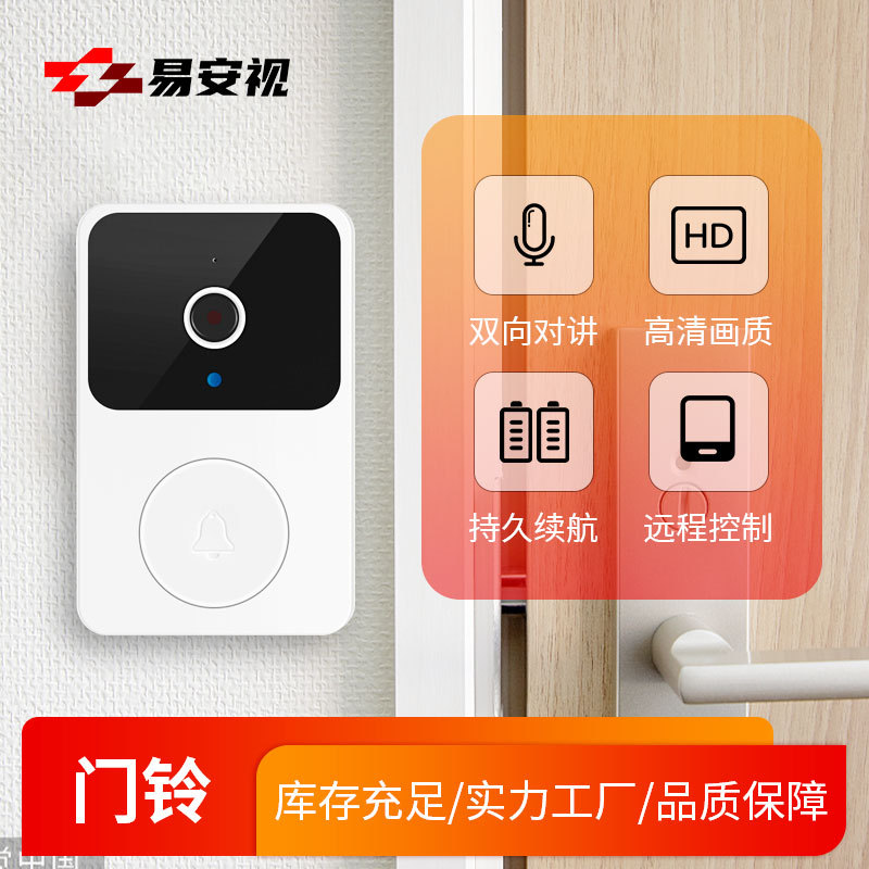 Новая модель внутреннего видеодомофона, Wifi, беспроводной, высококачественный визуальный умный видеозвонок