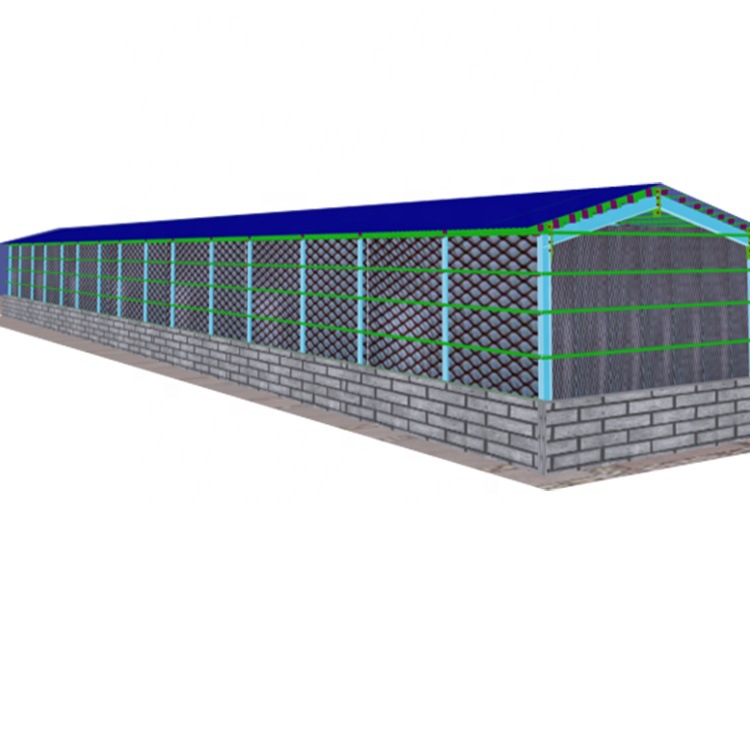 The design and installation of breeding greenhouses The construction of agricultural livestock greenhouses Pig shed Duck shed Chicken shed Cattle shed