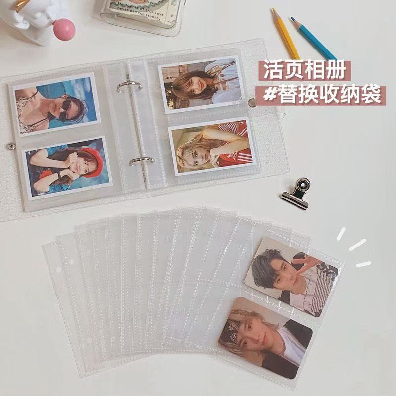 Pp Card Holder Storage Bag Pokémon Star Game Card Bag Polaroid Celebrity Photo 3inch 4inch 5inch Card Bag