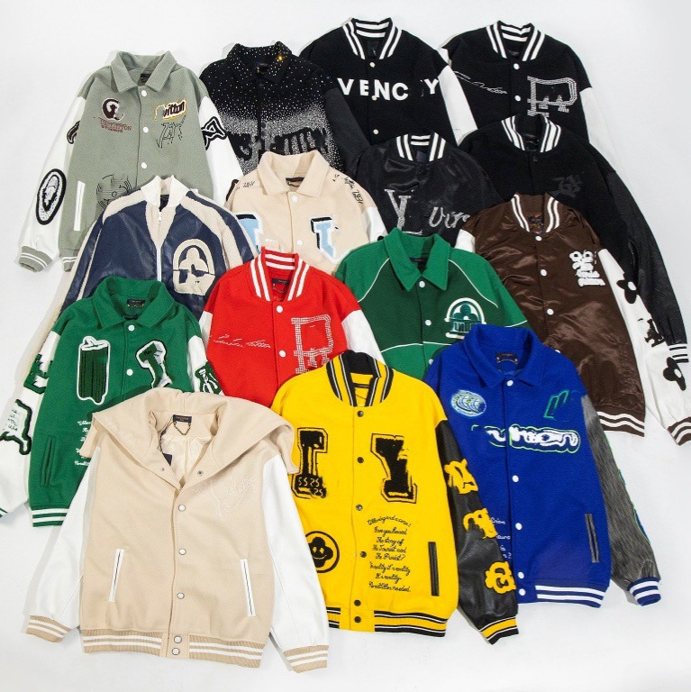 Куртка для мужчин и женщин High Version Lujia 2025, новая, с вышивкой, бейсбольная куртка с вышитыми буквами