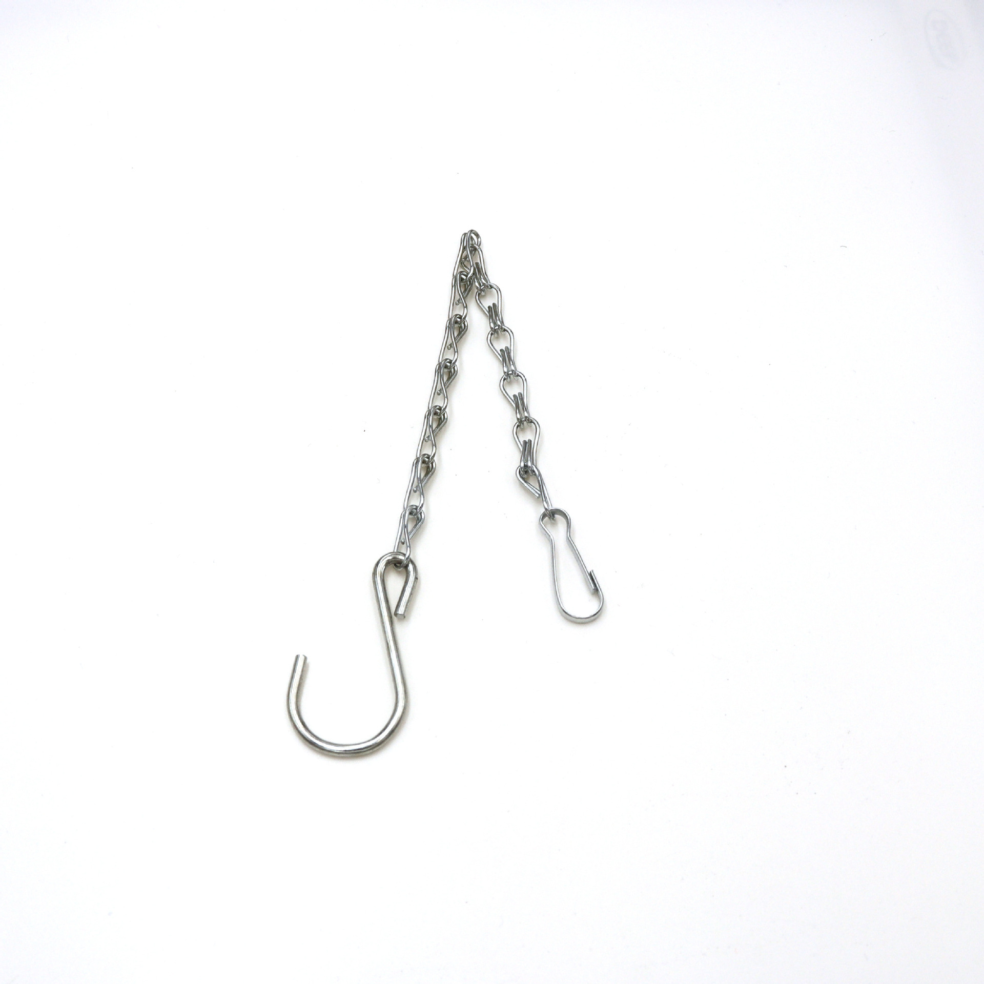 White Zinc Chain Double Eight Chain Hanging Pot Chain Black Flower Pot Hanging Chain Iron Chain Flower Basket Hanging Chain 40cm Green Radish Flower Pot Chain