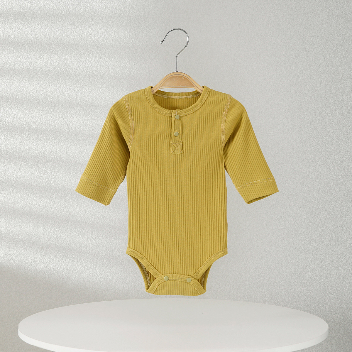 Baby Wrap Fart Clothes Long Sleeve Spring and Autumn Newborn Baby Clothes Newborn Baby Triangle Harper Pajamas Climbing Clothes