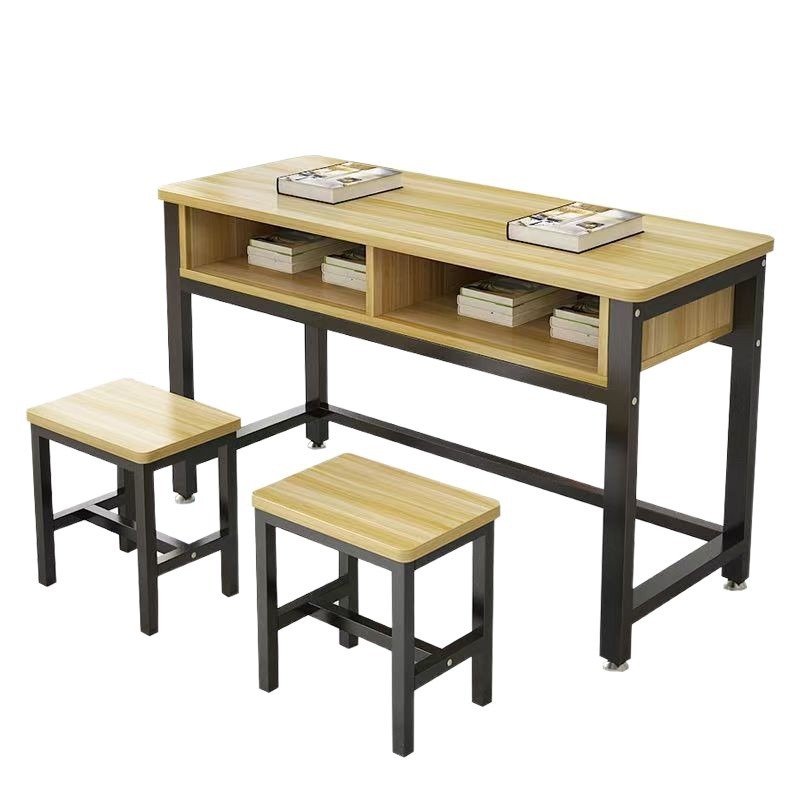 Desks and Chairs Wholesale Study Tables Tutoring Training Small Dining Tables Tutoring Tables Full Set of Double Desks Children's Writing Desks