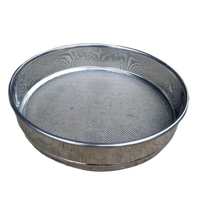 Full 304 Stainless Steel Mechanical Frame Standard Sieve Laboratory Sieve Size Test Sieve Drug Analysis Powder Sieve 20cm