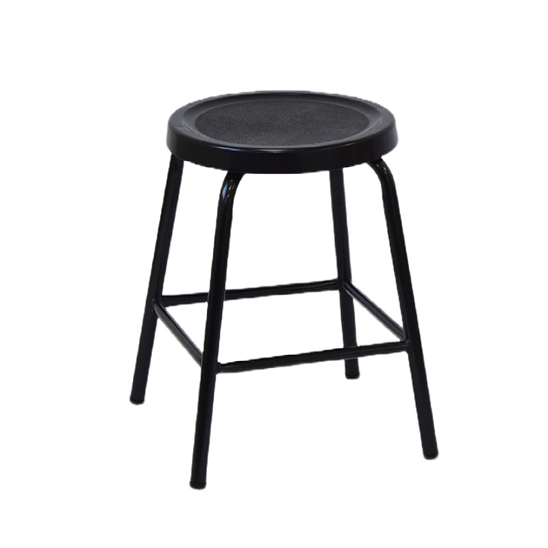 Anti-Static Stool with Four Reinforced Legs, Suitable for Purification Work, Workshops, Assembly Lines, Dining Halls, Round Stool, Silent