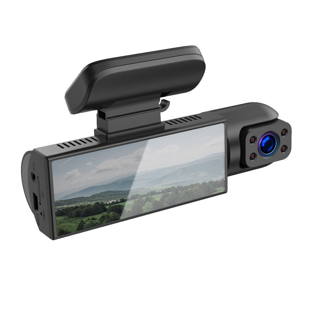 Cross-border driving recorder double lens HD car front car infrared night vision car recorder mobile phone interconnection