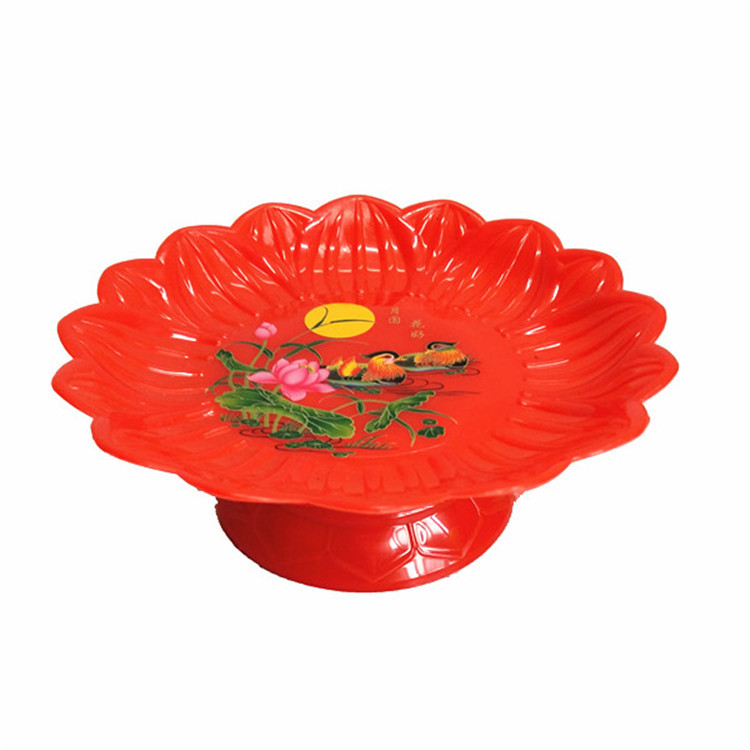 Оптовые принадлежности для поклонения, домашняя посуда, большая свадебная тарелка, тарелка с узором мандариновой утки