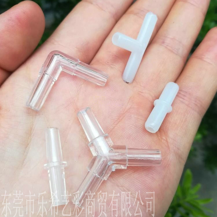 Соединение газовой трубы, тройник, прямой угол, аксессуары для кислородного насоса, пластиковая прямая труба