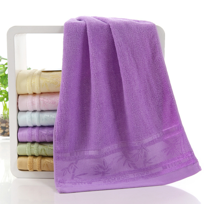 Gaoyang Towel Bamboo Fiber Towel Wholesale Jacquard Broken Towel Soft Absorbent Jacquard Thick Towel Custom Made