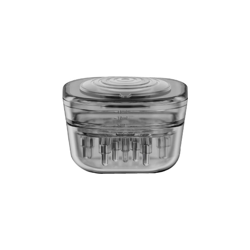 Mino scalp medicine applicator ball square transparent scalp liquid guide comb dil hair essence massager head