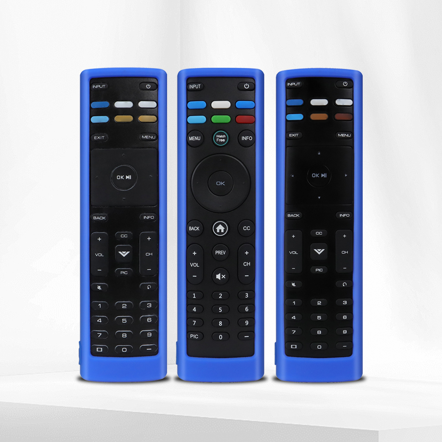 Suitable for Ruixuan Vizio Xrt140R/136R Universal Remote Control Half-Pack Silicone Protective Cover with Lanyard