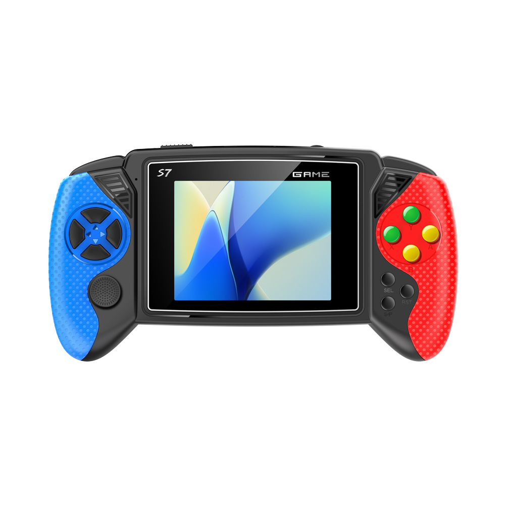 New S7 handheld game machine cross-border large screen 620-in-one double rocker childhood nostalgic connection TV arcade drama