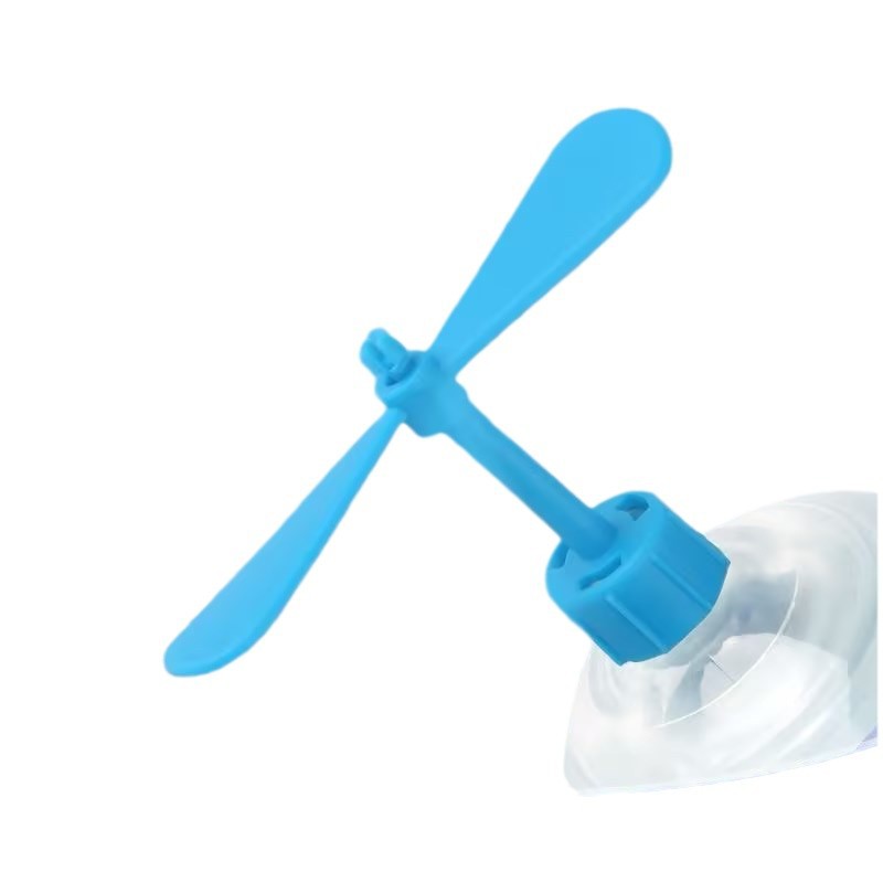 Electric car cute bamboo dragonfly helmet hat tail box suction cup motorcycle decoration windmill small fan helmet