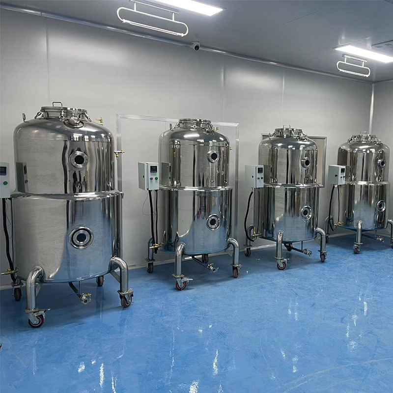 1000L Mushroom Strain Fermentation Tank, Flat Mushroom Strain Tank, Laboratory-Specific Edible Fungus Project Assembly Line Equipment