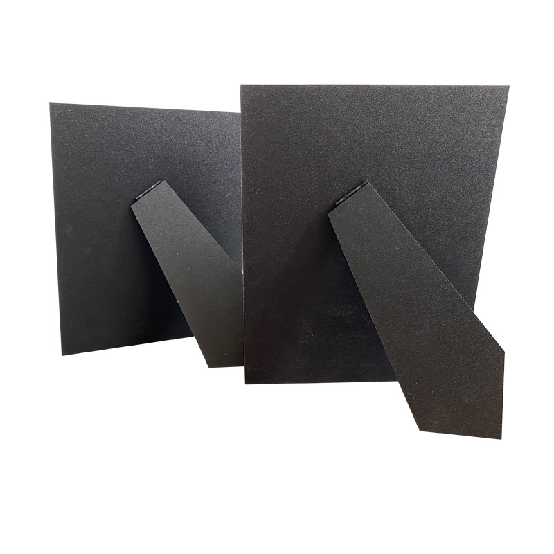 Density Board Photo Frame 0.2cm Thick Single-Sided Glossy Black Picture Frame Backboard Display Stand Custom High-Density Board