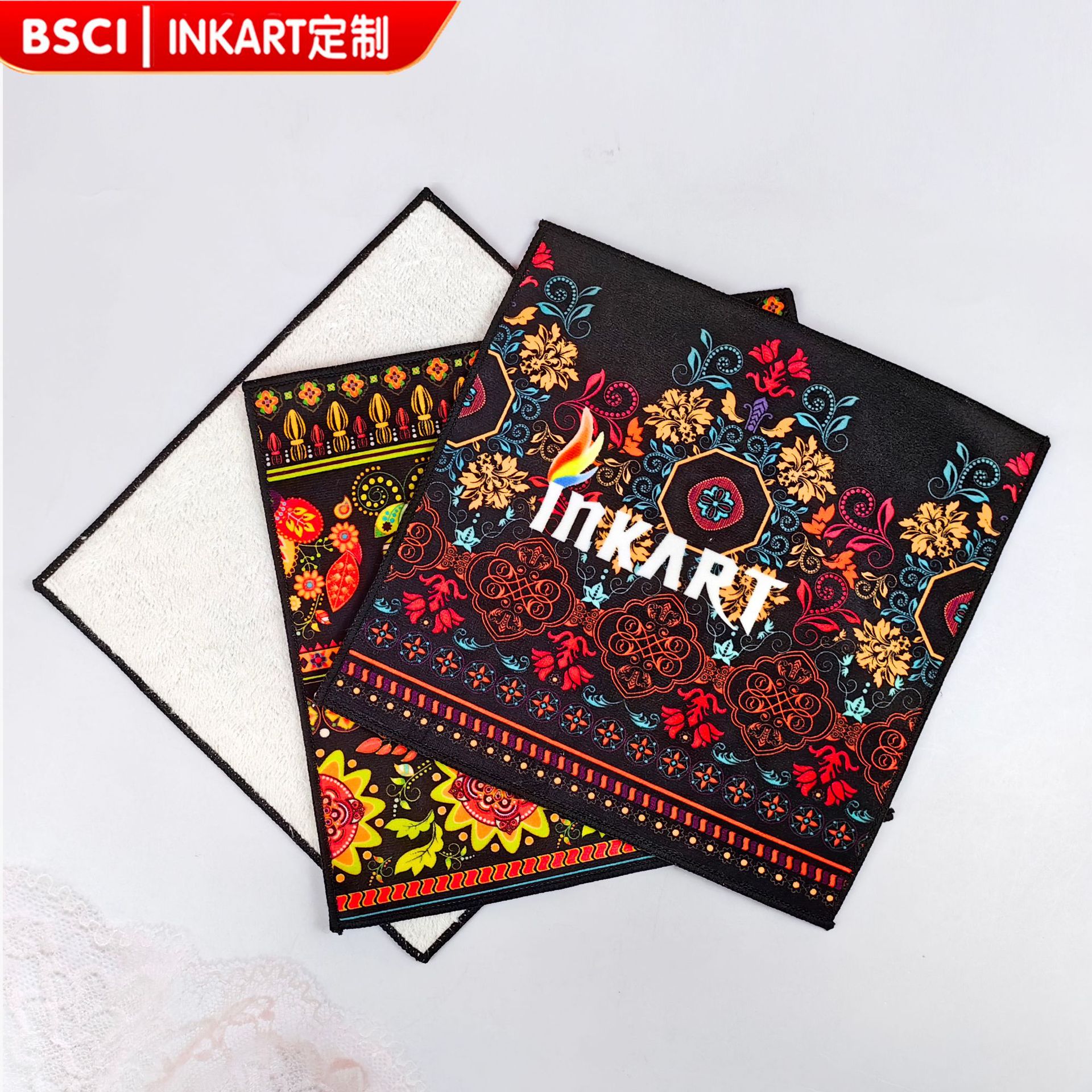 Factory order advertising towel beach towel bath towel double-sided velvet quick-drying waffle golf towel digital cross-border