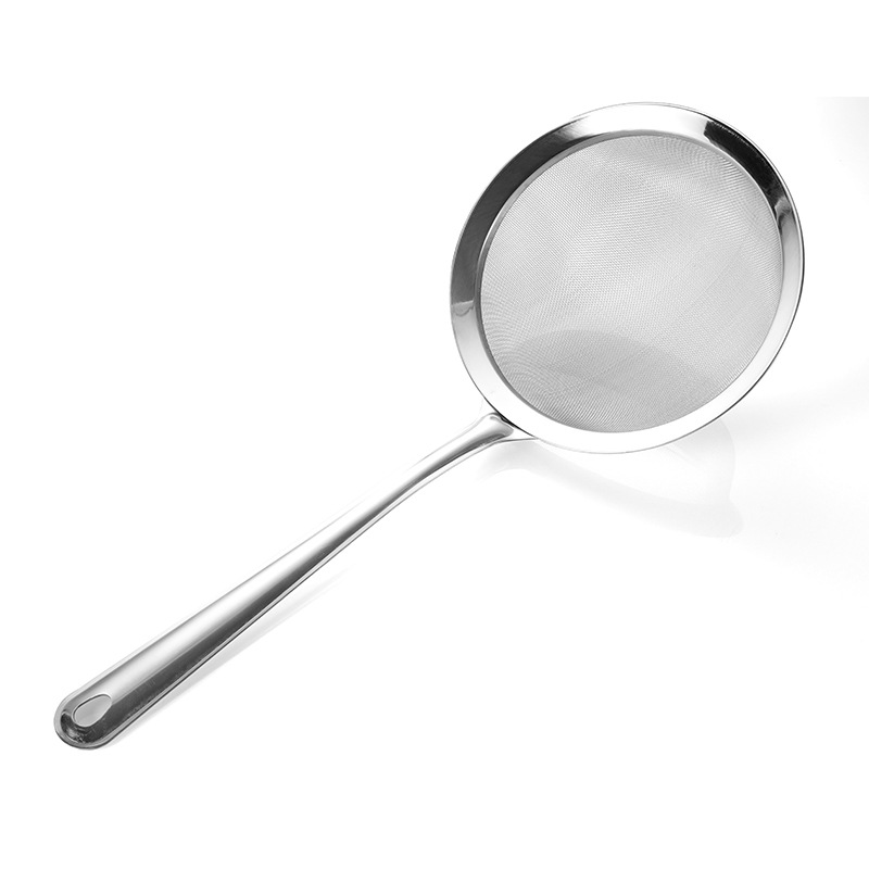 Stainless Steel Colander Foaming Spoon Kitchen Hot Pot Fried Filter Mesh Leakage Household Strainer Commercial Filter Mesh Screen
