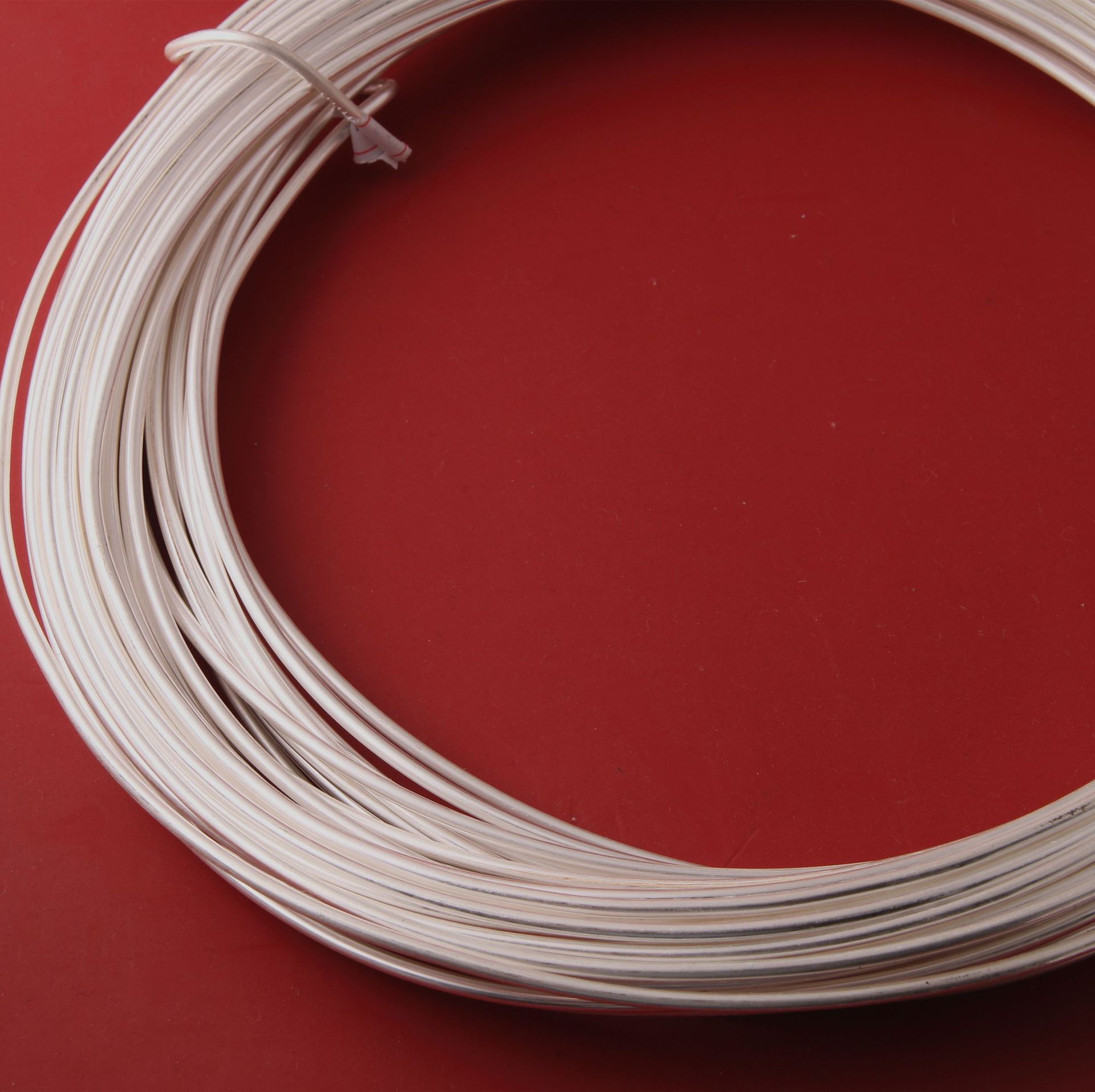 Round Pure Silver 999 Silver Material Silver Wire Manufacturer Wholesale Multi-Specification Sterling Silver Semi-Finished Silver Wire Jewelry Handmade DIY