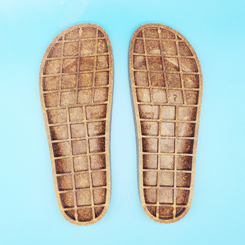 Pvc Birkenstock-Style Wooden Clog Slippers with Solid Color Casual Outerwear, Half-Covered Autumn and Winter Sandals with Midsole