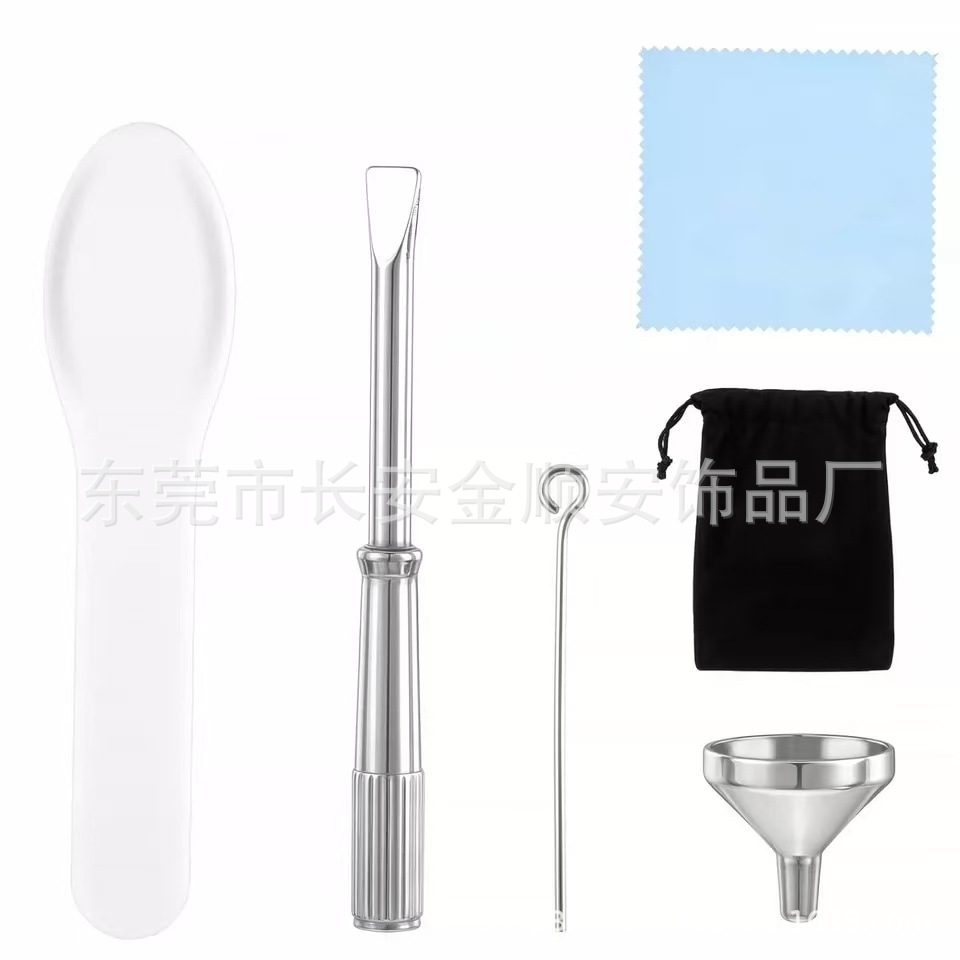 Аксессуары для ювелирных изделий оптом браслет из титановый стали отвертка подвеска урна воронка упаковка для ювелирных изделий тканевый мешок ложка