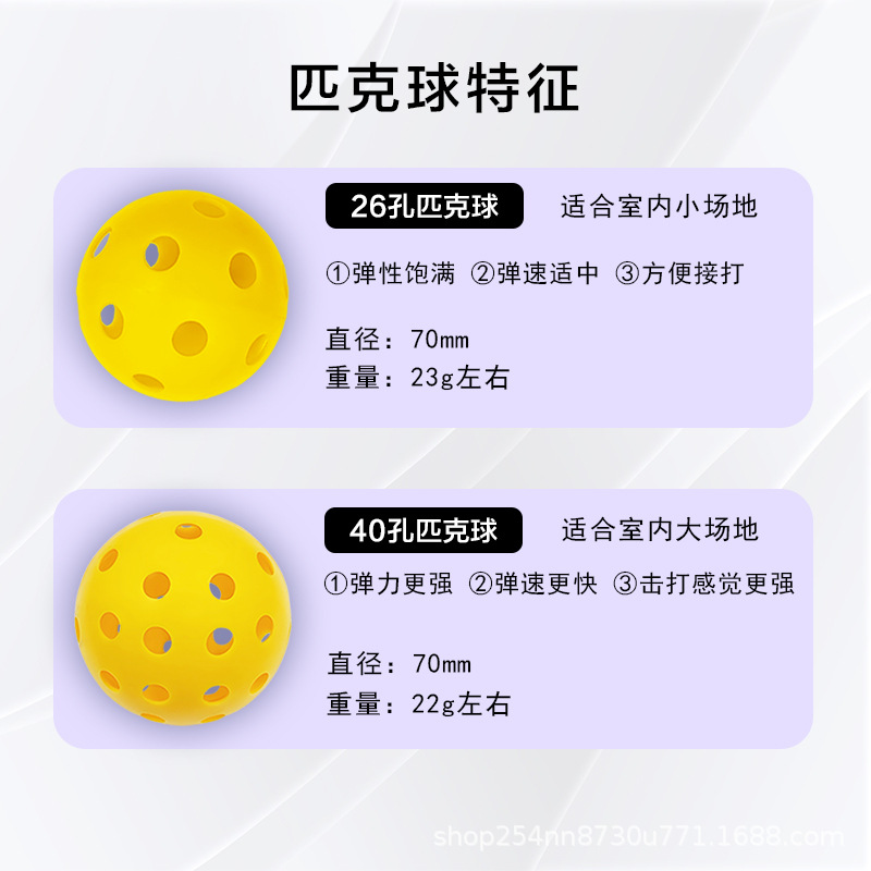 Cross-Border New Model Outdoor 40-Hole Cricket Ball 26-Hole Tpe Multi-Color Hole Ball Injection Molded Durable High Elasticity Gift Box Set