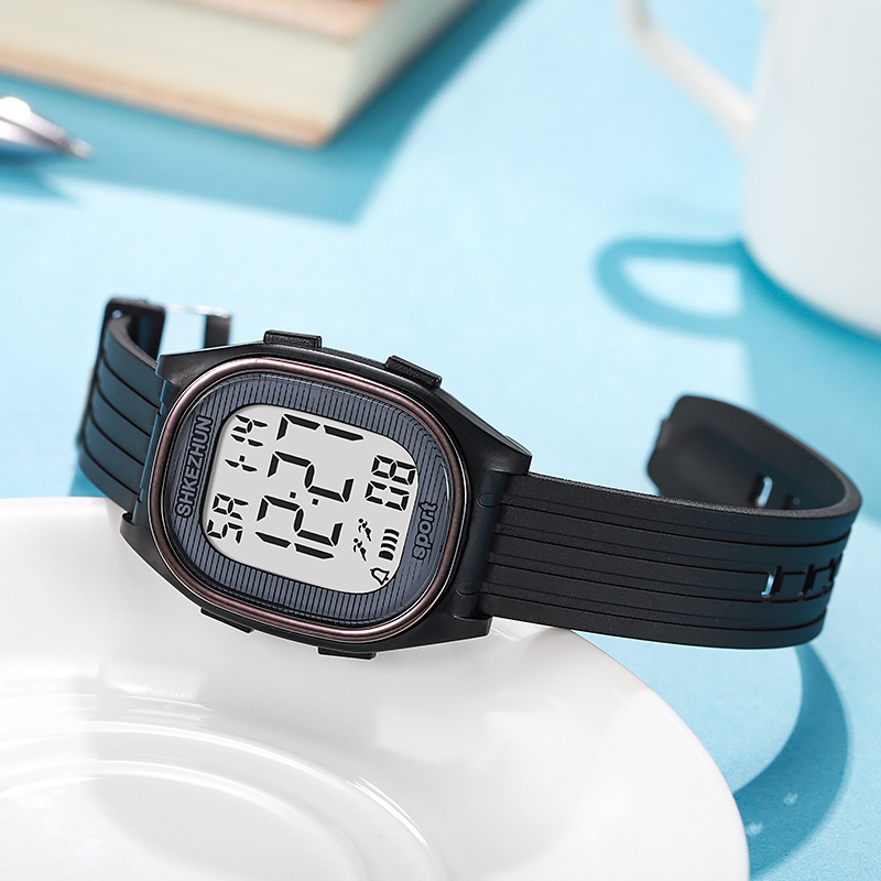 Cross-Border Foreign Trade Watch Men's Outdoor Sports Electronic Watch Luminous Waterproof Multi-Function Electronic Watch Factory Wholesale