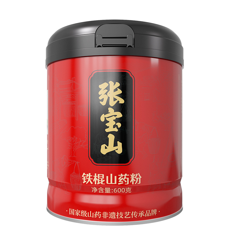 Zhang Baoshan Iron Stick Yam Powder 600g Huai Yam Breakfast Spleen and Stomach Nourishing Mid-Autumn Festival Gifts Nutritional Products for the Elderly