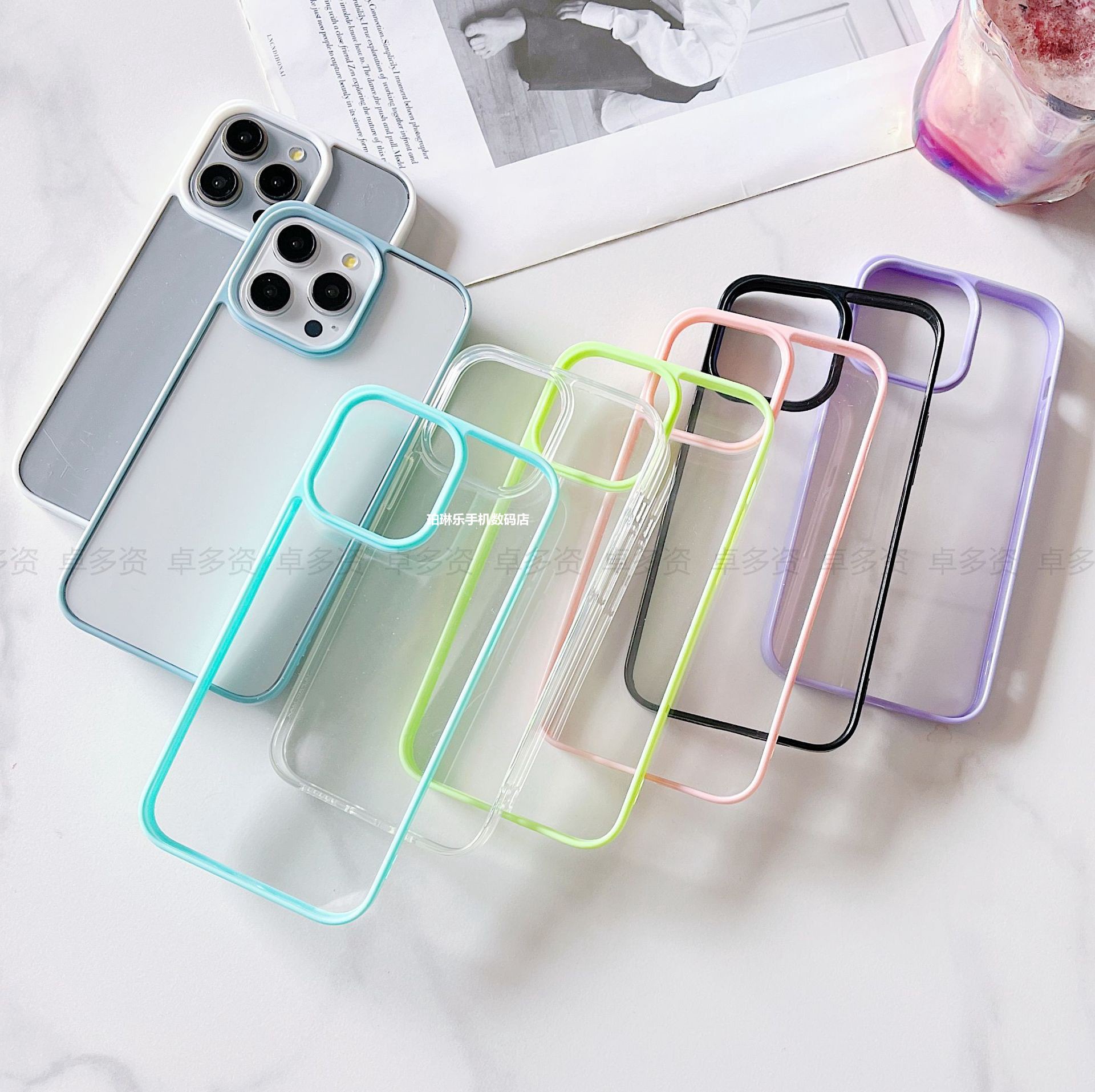 17Air подходит для чехла iPhone Apple Promax, DIY, кремовый клей, прорезь, жесткое дно, два в одном материал