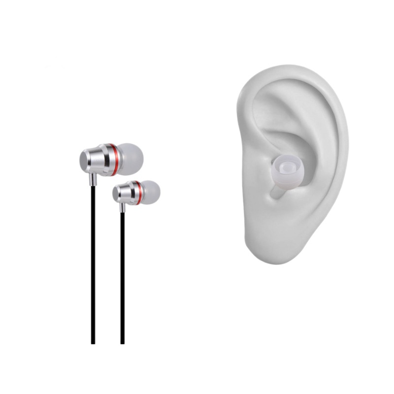 Headphones Universal Silicone Earplugs In-Ear Bullet Ear Cap Bluetooth Headphone Accessories Single and Double Color Headphone Covers Wholesale