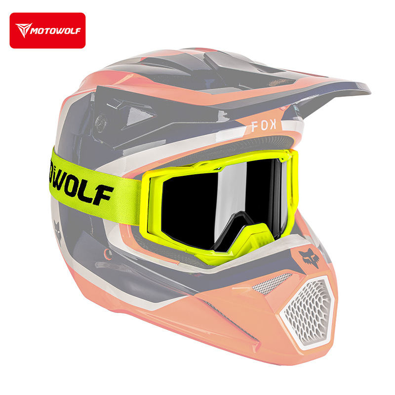 Motorcycle Outdoor Riding Off-Road Racing Windshield Goggles Protective Dustproof Helmet Goggles Anti-Uv Goggles