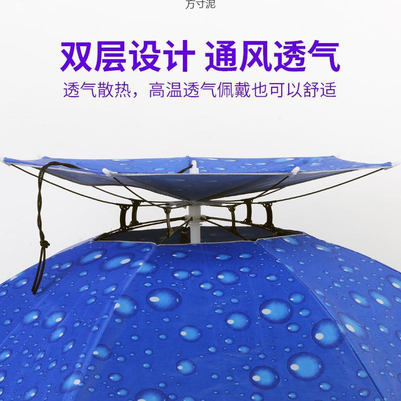 Head-wearing Umbrella, Sun Protection, Large Umbrella Hat, Fishing Head Umbrella, Foldableing Hat, Sun Protection Fishing Umbrella, Head Factory, Wholesale