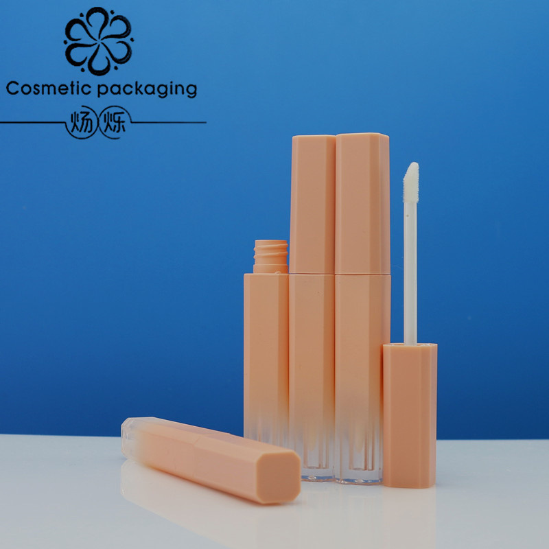 Spot Wholesale Square Gradient Frosted Lip Gloss Tube 1.5ml Lip Glaze Tube Empty Tube Spot Wholesale Cosmetic Tube
