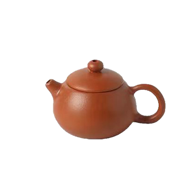 Miniature Teapot Ornament for Milk Tea Drinks, Purple Clay Teapot, Red Small Teapot, Fingertip Xi Shi Teapot, Handle Teapot, Zhu Ni Clay