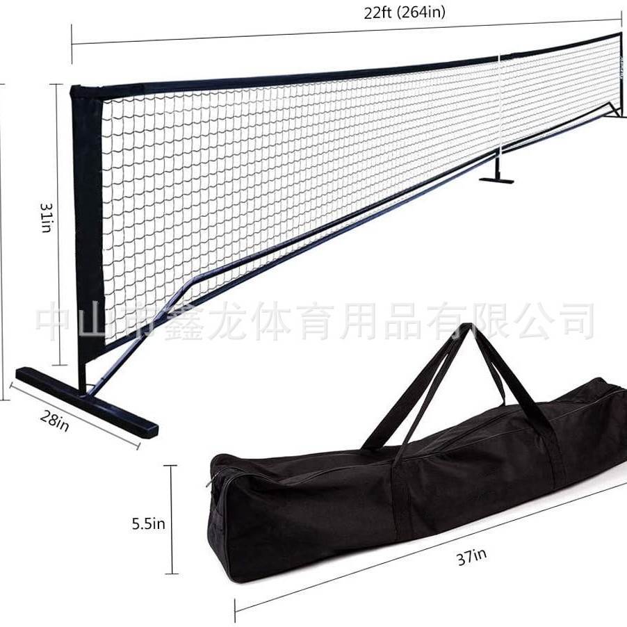 Heavy-Duty Pvc Clip Mesh Cloth Edging Portable Pickleball Net Pickleball Practice Net Tennis Contact Tennis Net