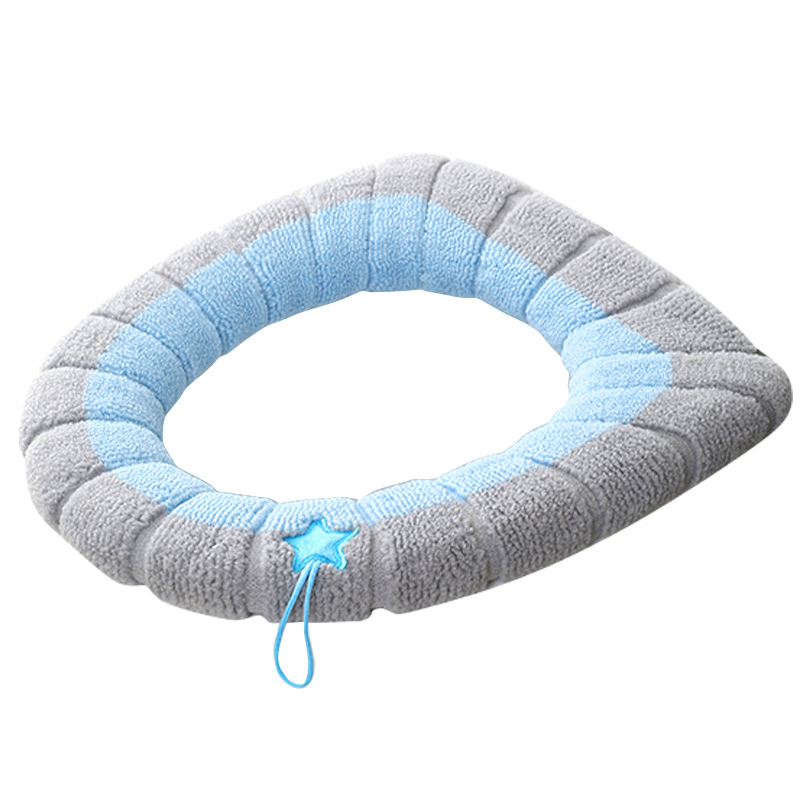 Toilet Cushion Winter Warm Universal Cartoon Toilet Cushion Plush Washable Toilet Cushion Thickened Waterproof Toilet Cover